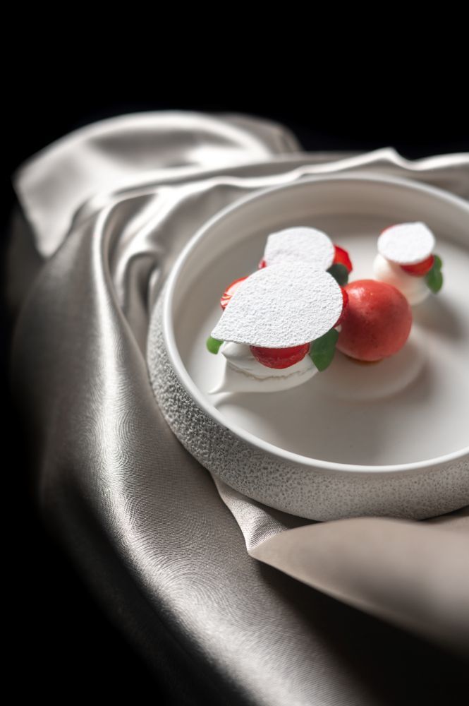 Dessert fraise Léandre Vivier